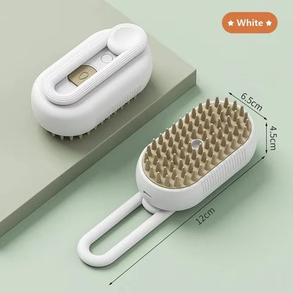 3 In1 Dog Cat Steamy Brush Spray Massage Pet Grooming Comb Hair Removal Cat Comb Cat Hair Brush Pets Dogs Accessories