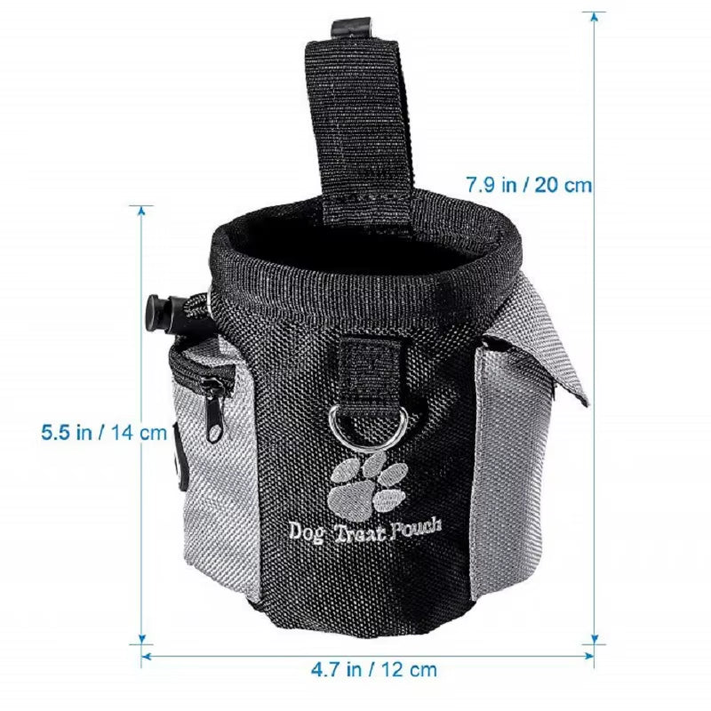 Portable Dog Treat Bag Outdoor Dog Treat Pouch for Training Feeding Bag Large Capacity Pet Trainer Waist Bag Dog Supplies