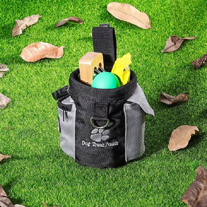 Portable Dog Treat Bag Outdoor Dog Treat Pouch for Training Feeding Bag Large Capacity Pet Trainer Waist Bag Dog Supplies