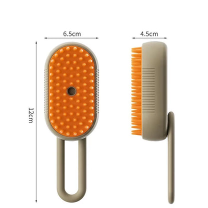 3 In1 Dog Cat Steamy Brush Spray Massage Pet Grooming Comb Hair Removal Cat Comb Cat Hair Brush Pets Dogs Accessories