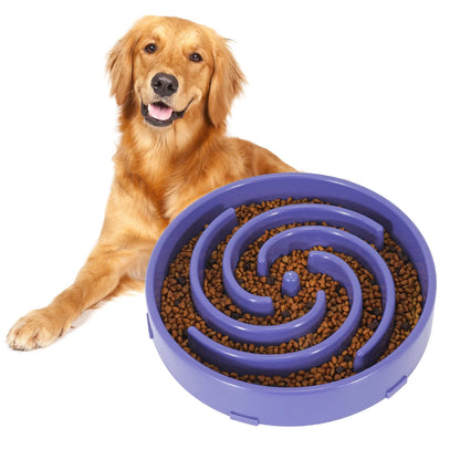 Slow Feeder Dog Bowl, Pet Food Feeding Bowl, Preventing Choking Bloat Dogs Bowl for Small Medium Large Dogs